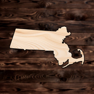 Massachusetts State Plywood Craft Shape