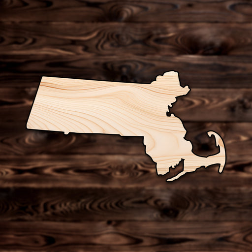 Massachusetts State Plywood Craft Shape