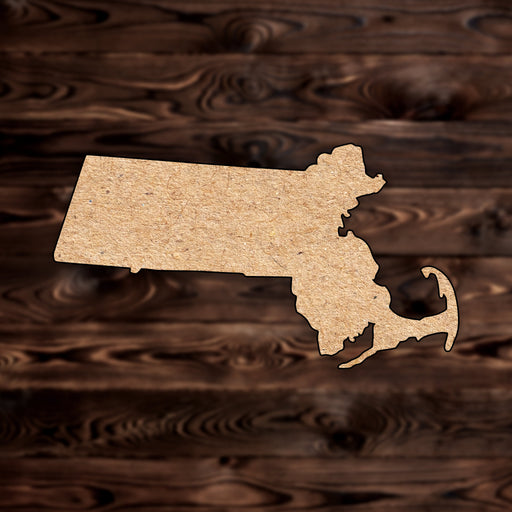Massachusetts State MDF Cutout