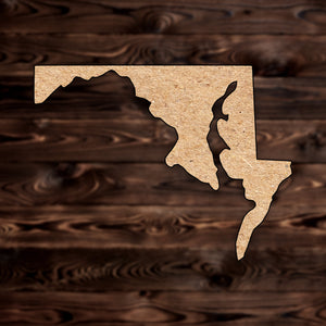 Maryland State MDF Cutout