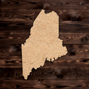Maine State MDF Cutout