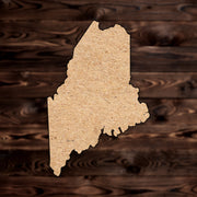 Maine State MDF Cutout
