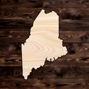 Maine State Plywood Craft Shape