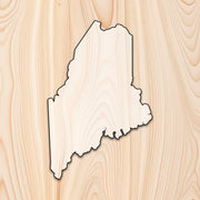 Maine State Acrylic Craft Cutout