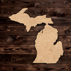 Michigan State MDF Cutout