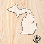 michigan state acrylic craft cutout