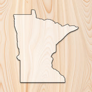 Minnesota State Acrylic Craft Cutout