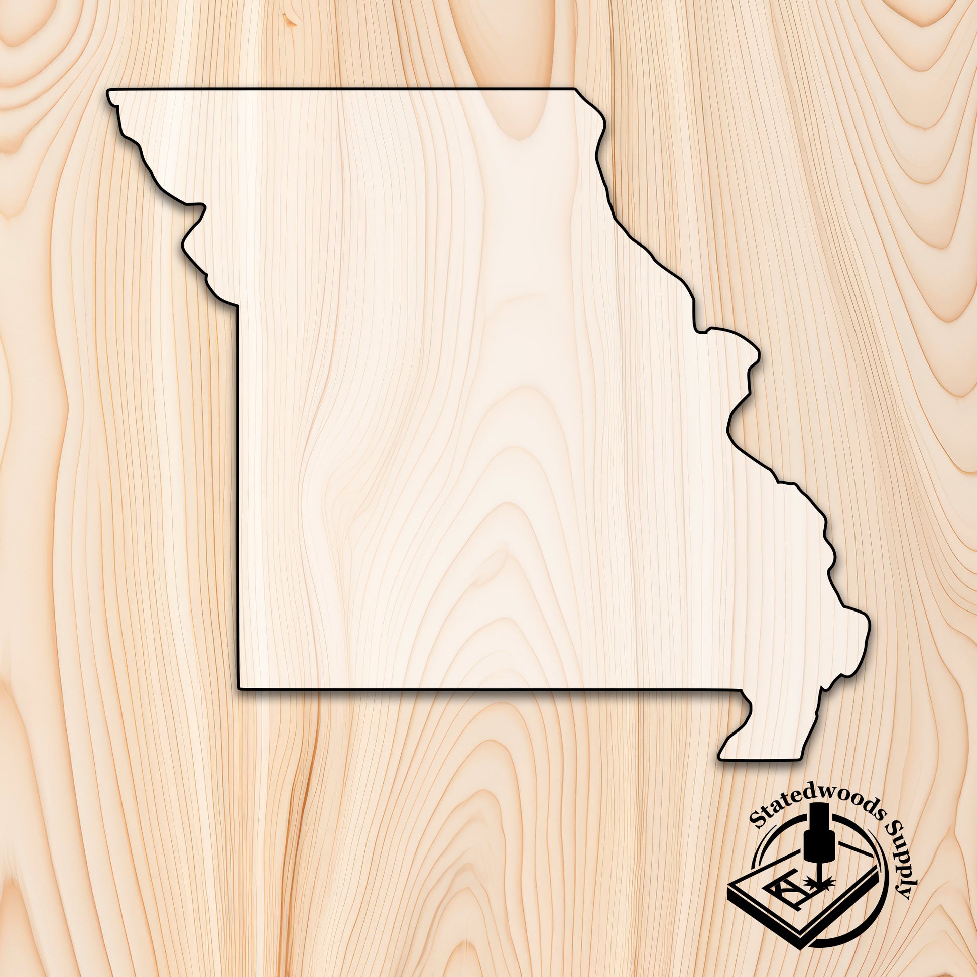 missouri state acrylic craft cutout