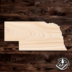 Nebraska State Plywood Craft Shape