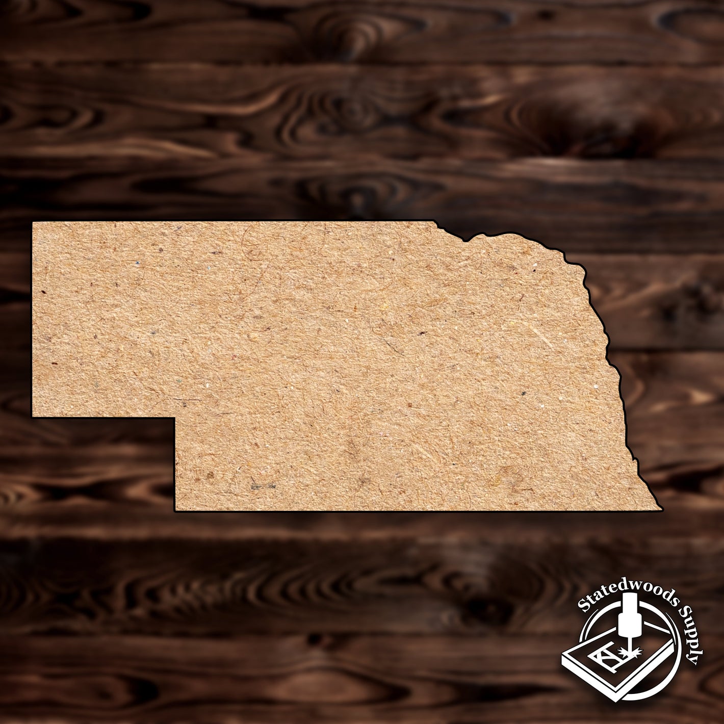 nebraska craft cutout MDF wood