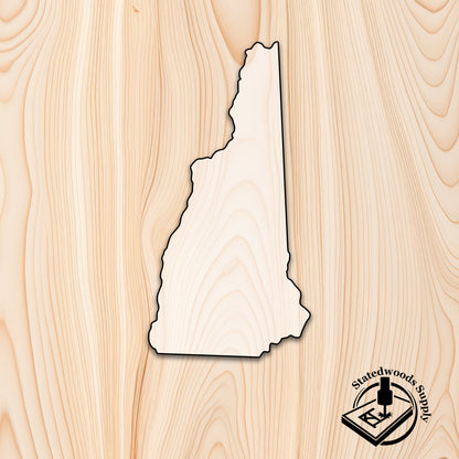 new hampshire state acrylic craft cutout