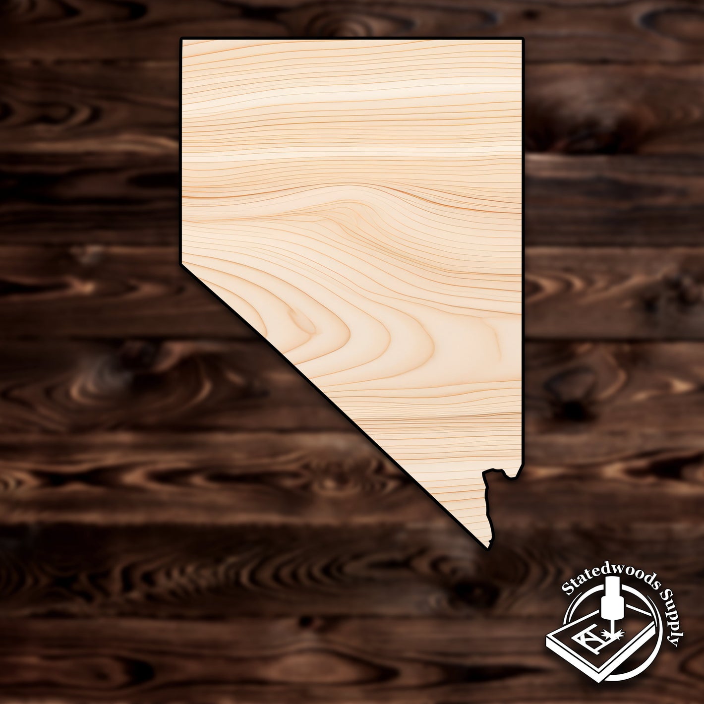 nevada state craft cutout wood