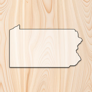 Pennsylvania State Acrylic Craft Cutout