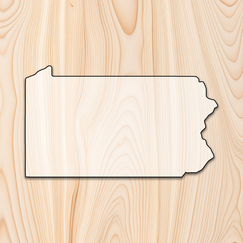 Pennsylvania Cutting Board or Charcuterie Board Acrylic Router Template