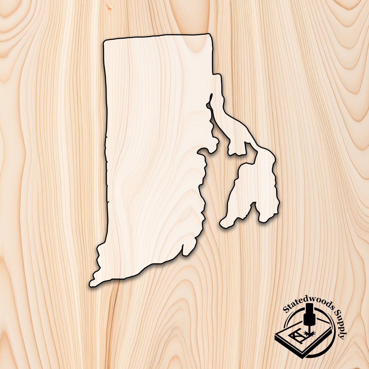 rhode island state acrylic craft