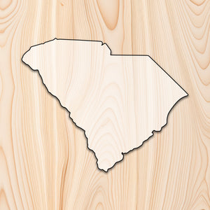 South Carolina State Acrylic Craft Cutout