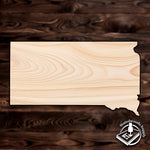 south dakota state craft cutout wood