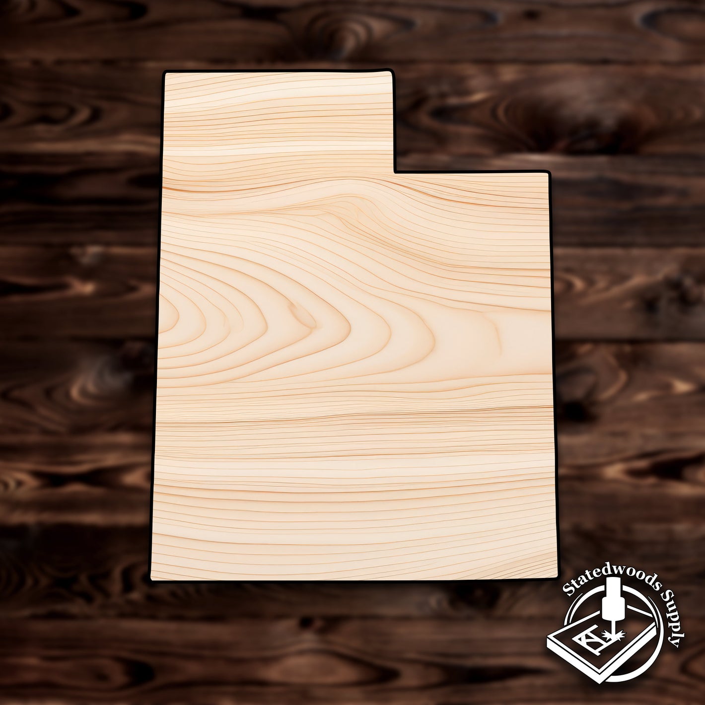 utah state craft cutout wood