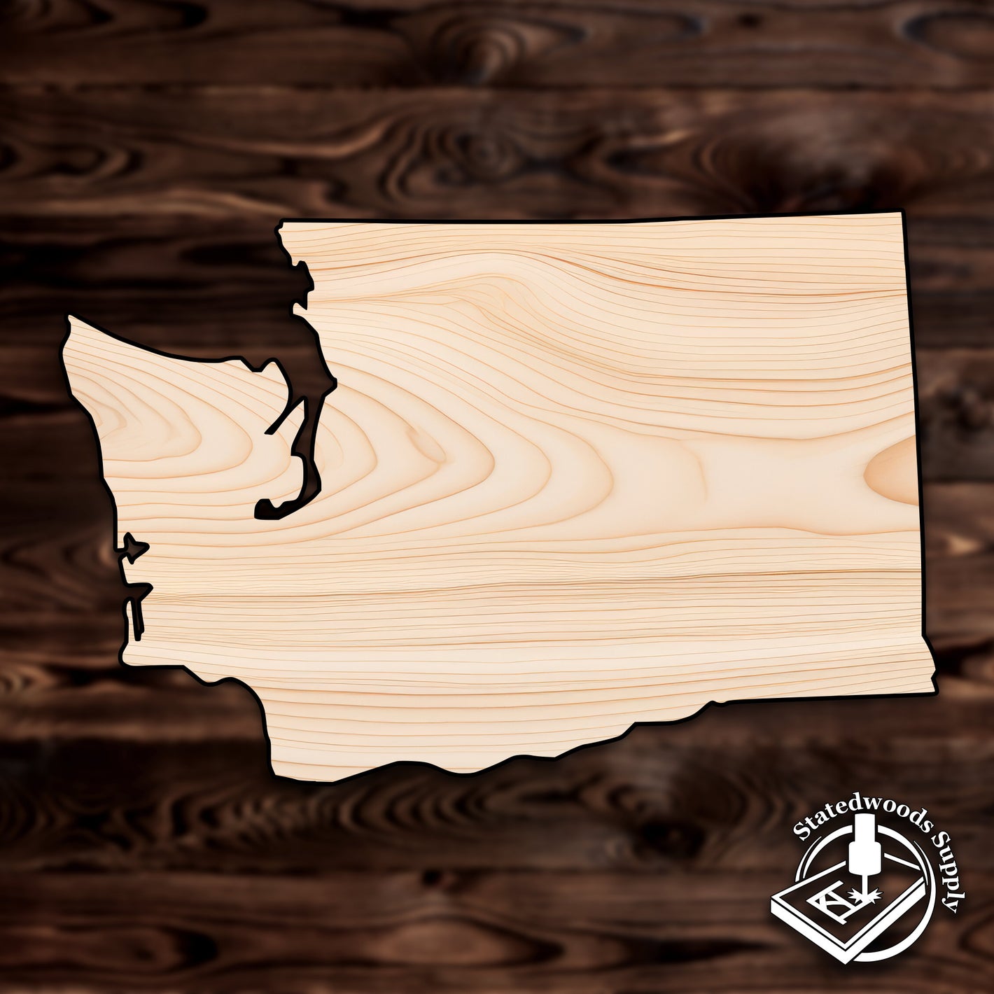 washington state craft cutout wood