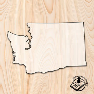 Washington State Acrylic Craft Cutout