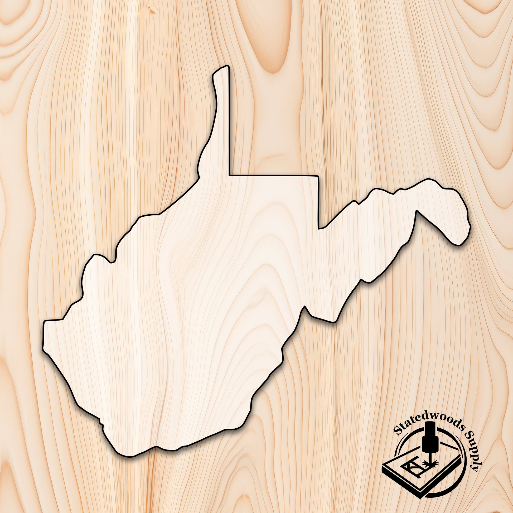 west virginia state acrylic craft