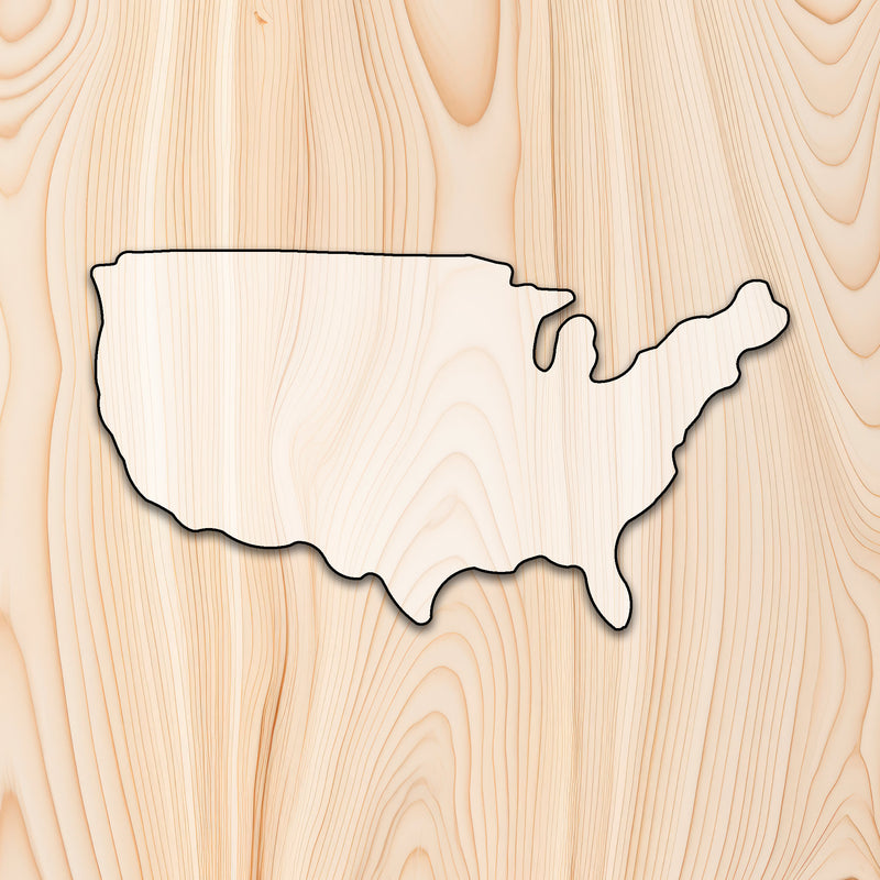 USA Cutting Board or Charcuterie Board Acrylic Router Template