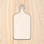Utility Loop Cutting Board or Charcuterie Board Router Template for woodworking, perfect for shaping custom sized cutting boards, charcuterie boards, and custom projects.