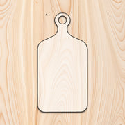 Utility Loop Cutting Board or Charcuterie Board Acrylic Router Template