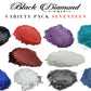 VARIETY PACK 17 (10 COLORS) powder pigment variety packs  Black Diamond Pigments®