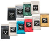 VARIETY PACK 2 (10 COLORS) powder pigment packs Black Diamond Pigments®