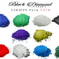 VARIETY PACK 4 (10 COLORS) powder pigment variety pack Black Diamond Pigments®