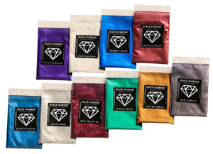 VARIETY PACK 7 (10 COLORS) powder pigment packs Black Diamond Pigments®