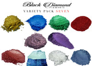 VARIETY PACK 7 (10 COLORS) powder pigment packs Black Diamond Pigments®