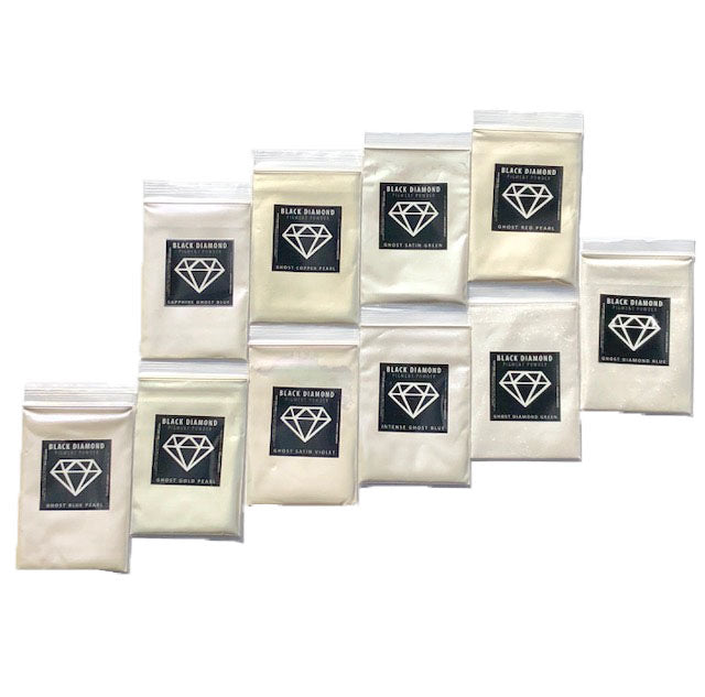 VARIETY PACK 9 (10 COLORS) powder pigment variety packs Black Diamond Pigments®