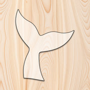 Whale Tail Acrylic Craft Cutout