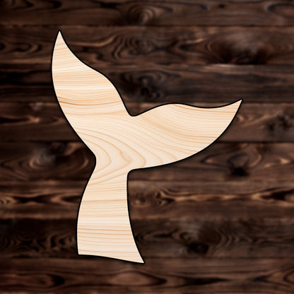 Whale Plywood Craft Cutout , a Intricate laser-cut craft cutout made of high quality birch plywood, featuring detailed designs and clean edges, perfect for home decor or DIY projects.
