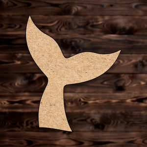 Whale Tail MDF Craft Cutout , a Intricate laser-cut craft cutout made of MDF, featuring detailed designs and clean edges, perfect for home decor or DIY projects.

