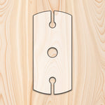 Wine Glass Caddy Router Template for woodworking, perfect for shaping custom sized cutting boards, charcuterie boards, trays  and custom projects.