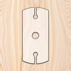 Wine Glass Caddy Router Template for woodworking, perfect for shaping custom sized cutting boards, charcuterie boards, trays  and custom projects.