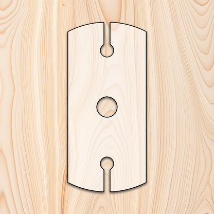 Wine Glass Caddy Router Template for woodworking, perfect for shaping custom sized cutting boards, charcuterie boards, trays  and custom projects.