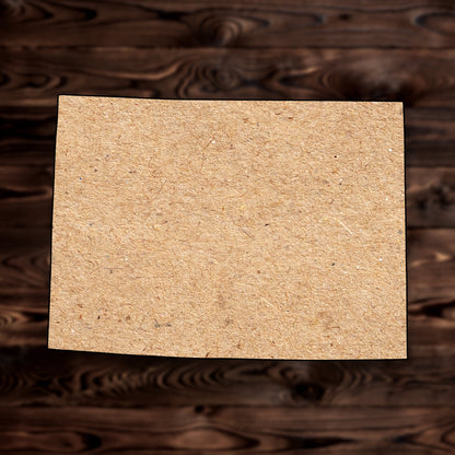 Wyoming State MDF craft cutout MDF Craft Cutout , a Intricate laser-cut craft cutout made of MDF, featuring detailed designs and clean edges, perfect for home decor or DIY projects.

