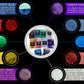 VARIETY PACK 7 (10 COLORS) powder pigment packs Black Diamond Pigments®