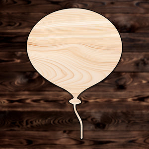 Birthday Balloon Plywood Craft Shape