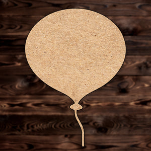 Birthday Balloon MDF Craft Cutout