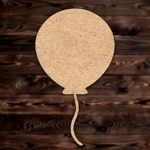 Celebration Birthday Balloon MDF Craft Cutout