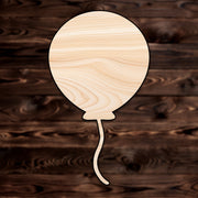 Celebration Birthday Balloon Plywood Craft Shape