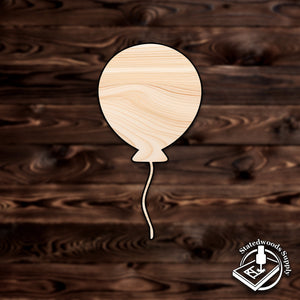 balloon birthday celebration plywood craft cutout