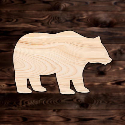 Bear Animal Plywood Craft Shape