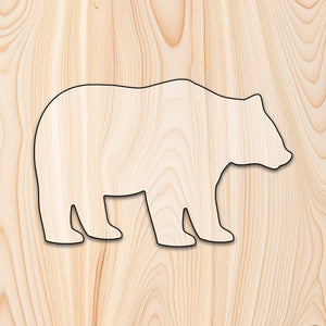 Bear Animal Acrylic Craft Cutout