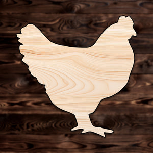Hen Chicken Animal Plywood Craft Shape